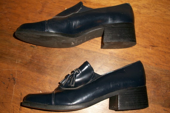 Vintage Men's Navy 1980's Roberto Rossi Loafers - image 2