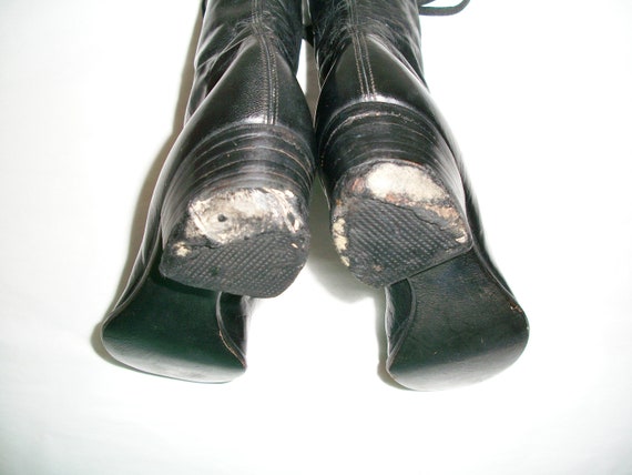 Antique Black Victorian Boots - image 5