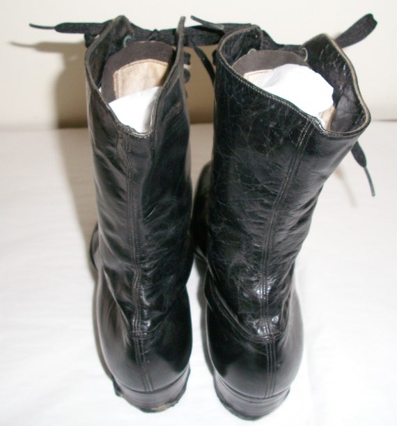 Antique Black Victorian Boots - image 6