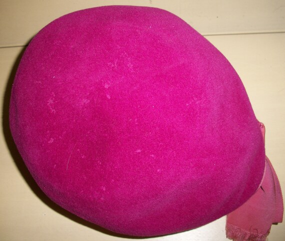 Vintage Fuscia Mr. John Jr. Turban Hat - image 6