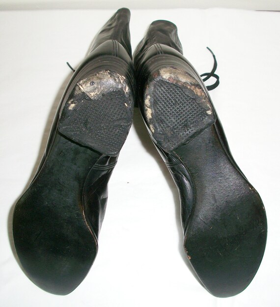 Antique Black Victorian Boots - image 4