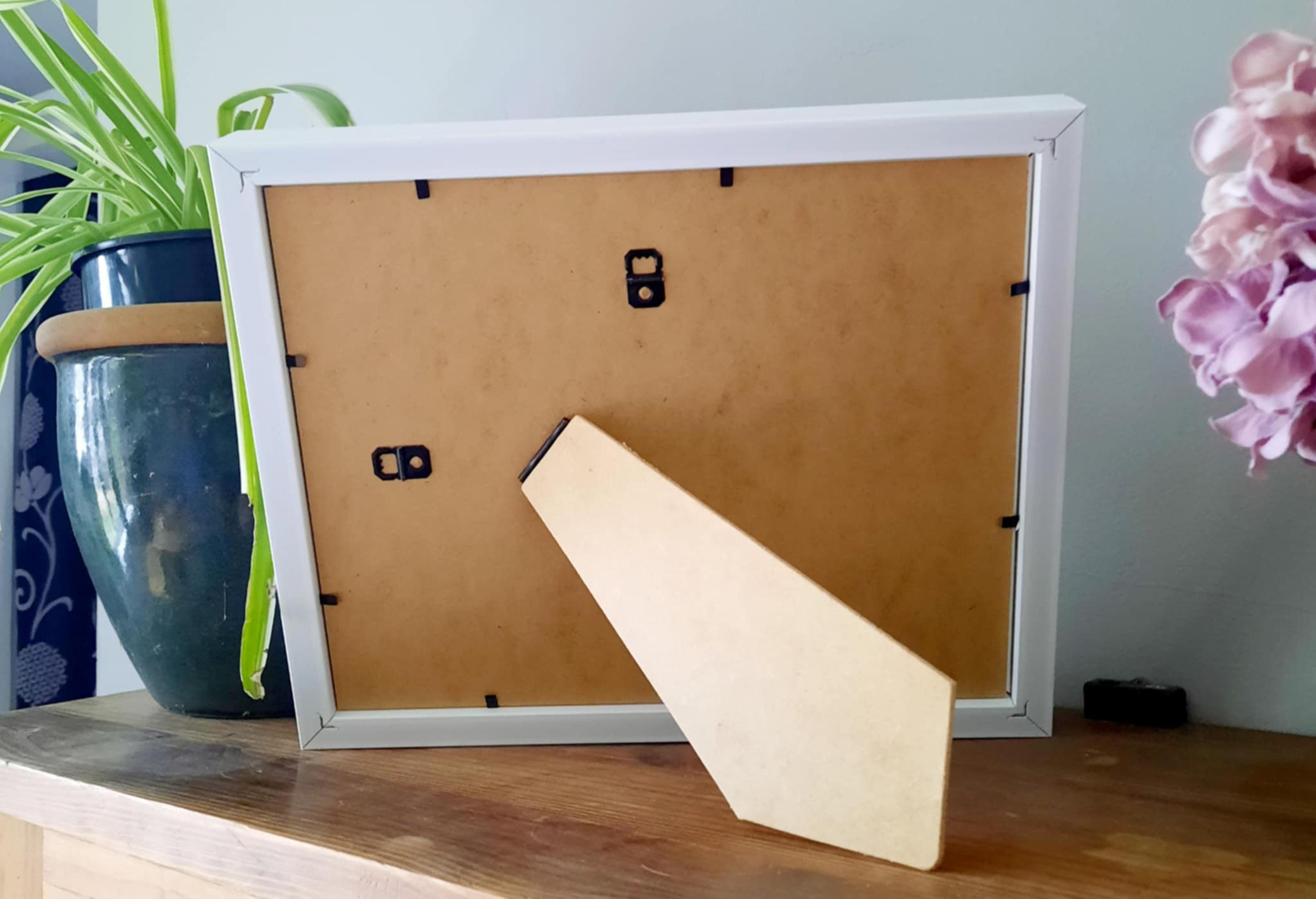 小石アートとシーグラスの絵画 - 額入りのユニークな手作り