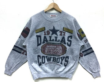 Rare!!! Vintage Dallas Cowboys 1992 Sweatshirt Big Print Overprint Baseball NFL Football By Chicago