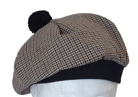 Beret Tam O' Shanter Hat tammy Hat 