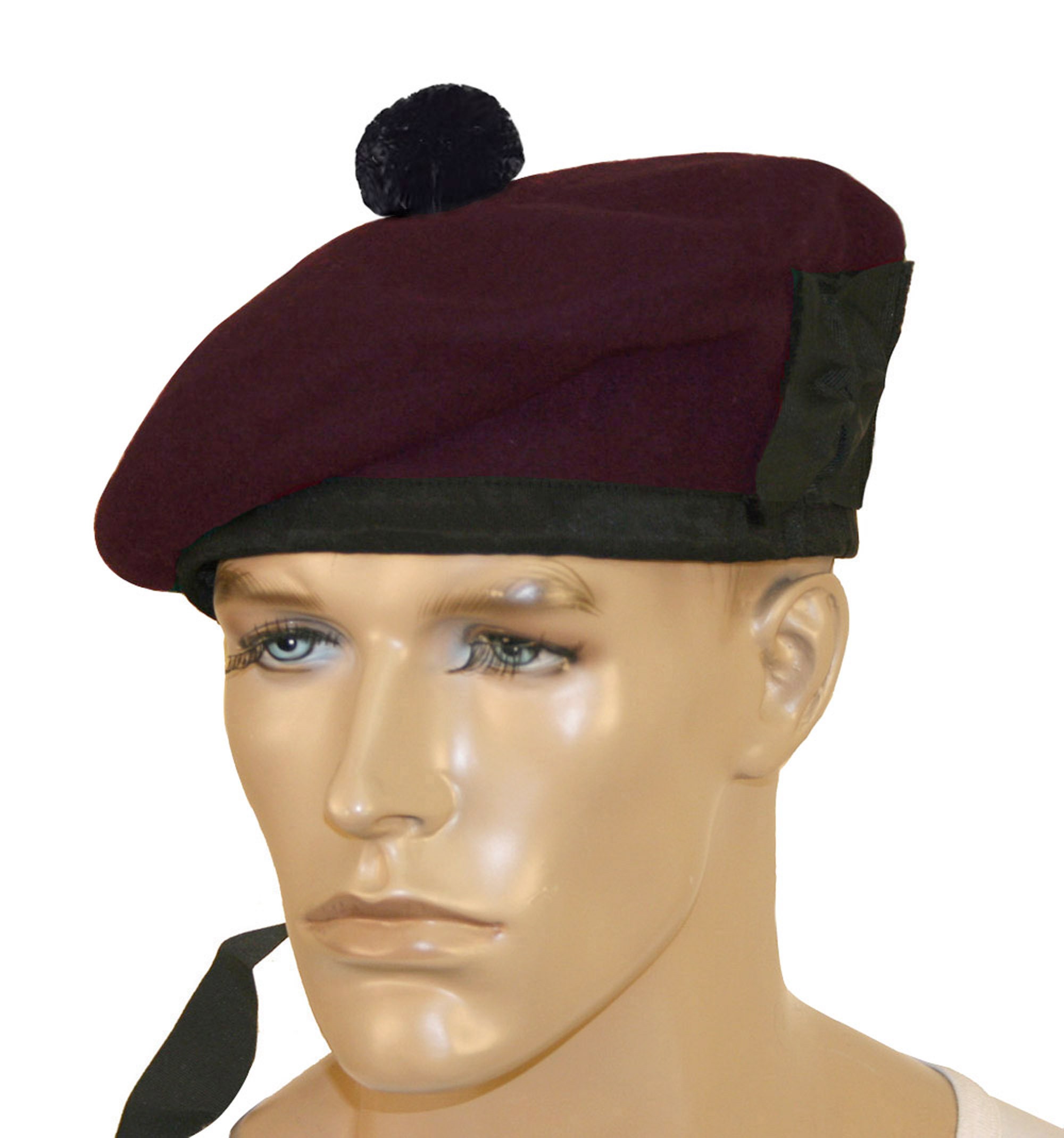 Wool Beret Balmoral Hat Men Woman 