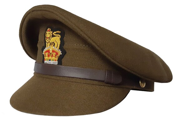 british army peaked cap