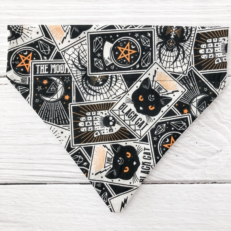 Tarot Cards Bandana Slip On Bandana Puppy Bandana Dogs Bandana