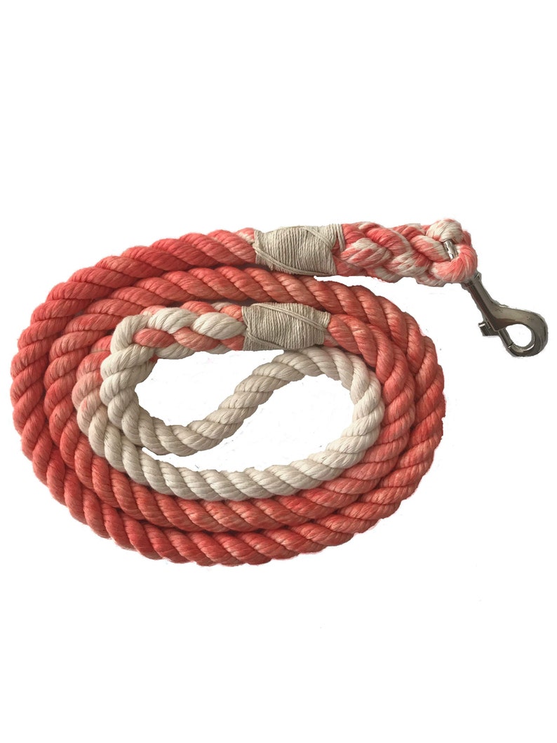 soft rope dog leash