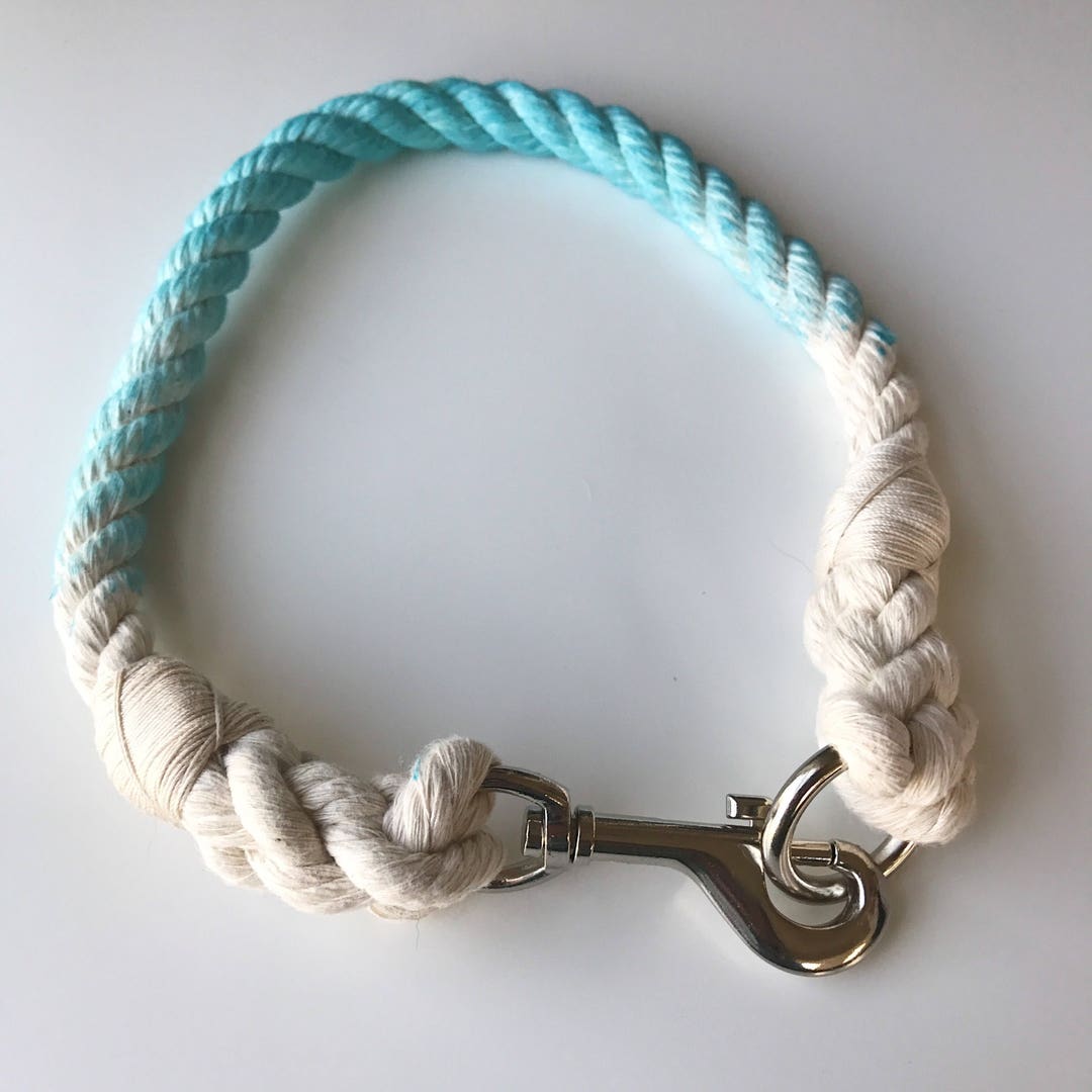 Cotton Rope Clasp Dog Collar // Female Dog Collar // Male Dog Collar