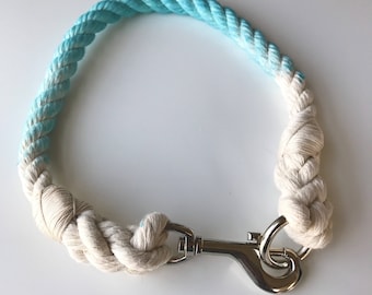 Cotton Rope Clasp Dog Collar // Female Dog Collar // Male Dog Collar // Cute Dog Collar