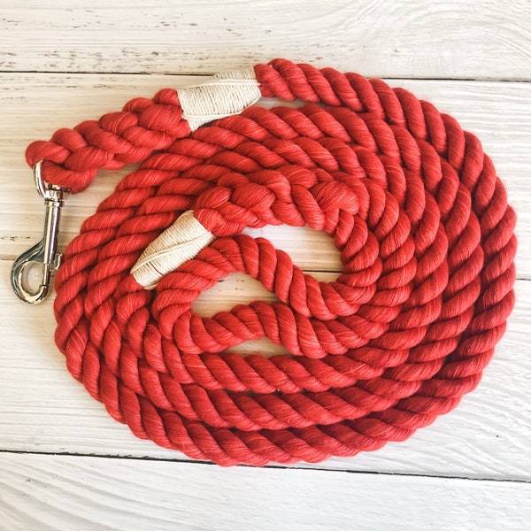 Rope Leash Etsy