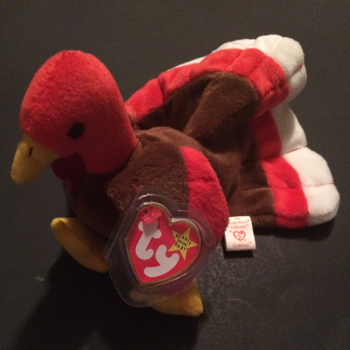 Ty Beanie Baby Gobbles With Errors Etsy