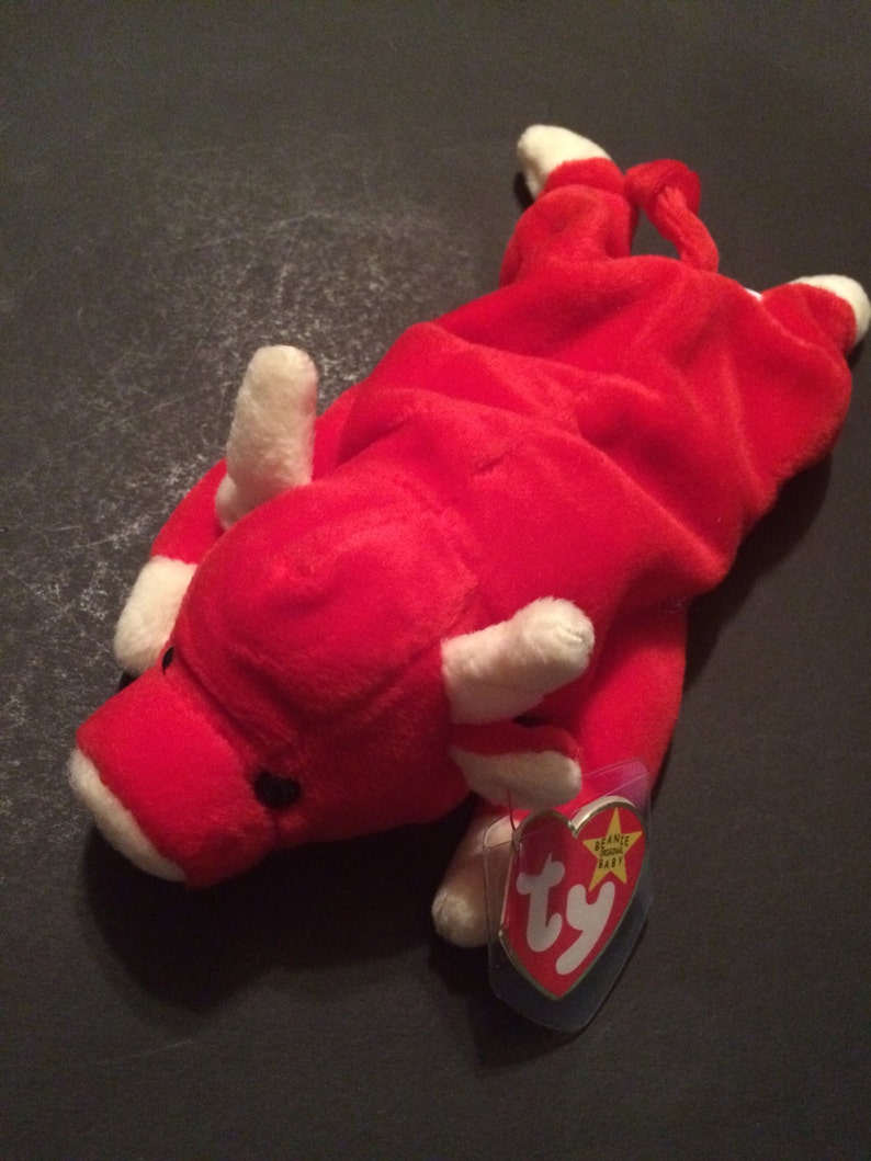 Ty Beanie Baby Snort With Multiple Tag Errors Etsy