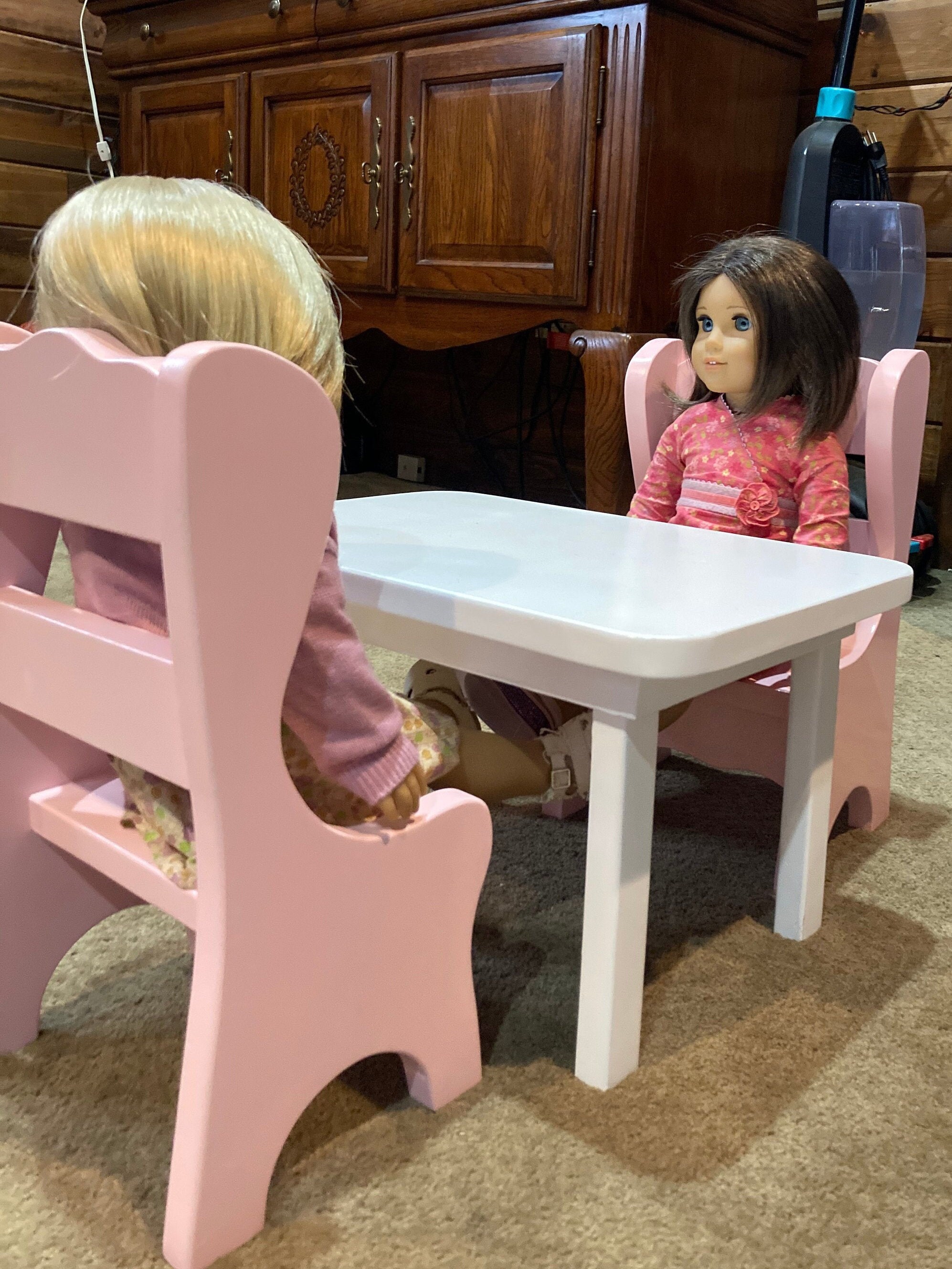 18 doll table and chairs