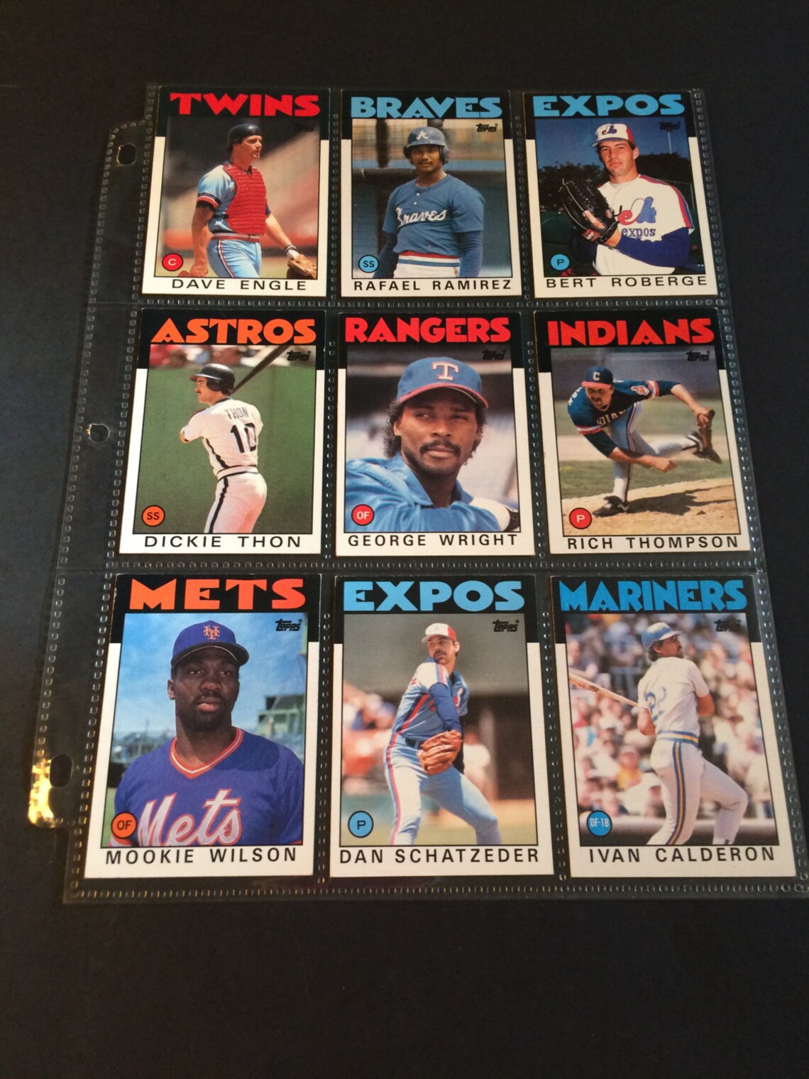 Vintage 1986 Topps Collectible Baseball Cards Set of 15 Cards Etsy