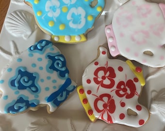 Teapot and teacup cookies