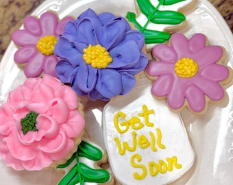 Get well soon or thinking of you  cookie bouquet