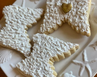 Angel wing cookies