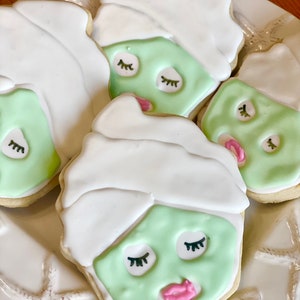 Spa day cookies and/or esthetician cookies