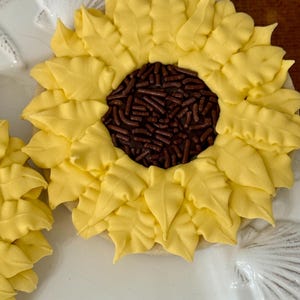 Sunflower cookies