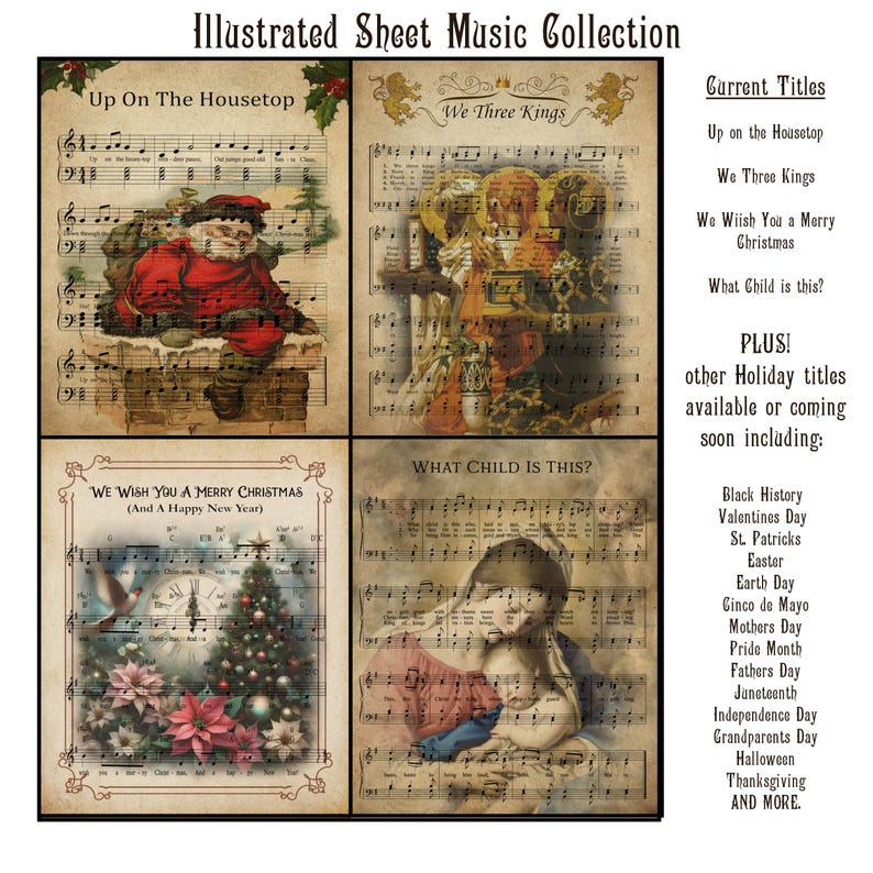 Sugar Plum Fairy Print: Nutcracker Ballet Poster, Christmas Music Decor image 9