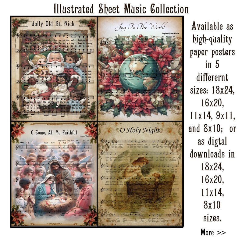 Sugar Plum Fairy Print: Nutcracker Ballet Poster, Christmas Music Decor image 7