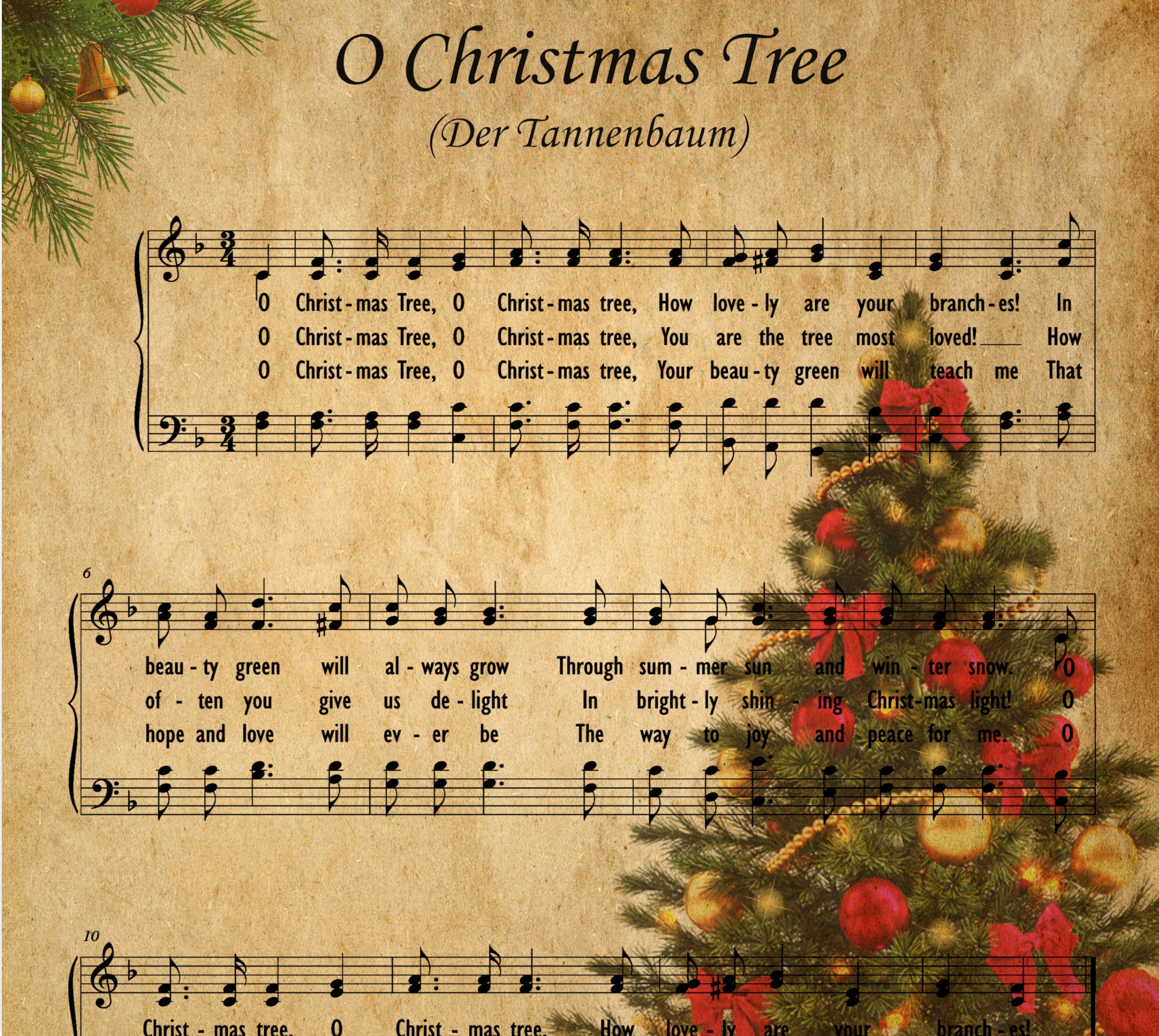 Oh christmas tree song discount