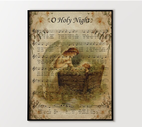 O Holy Night with Lyrics Christmas Carol & Song 