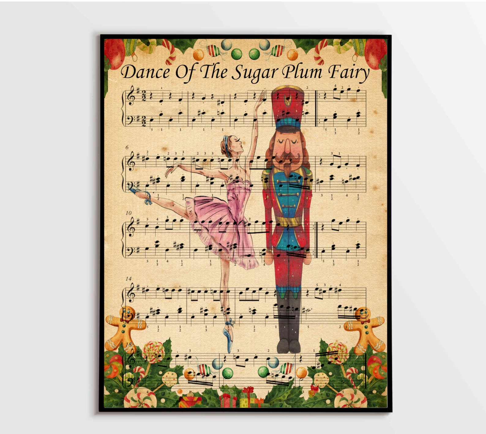 Nutcracker Printable, Nussknacker Ballet, Classic Song, Holiday Song ...
