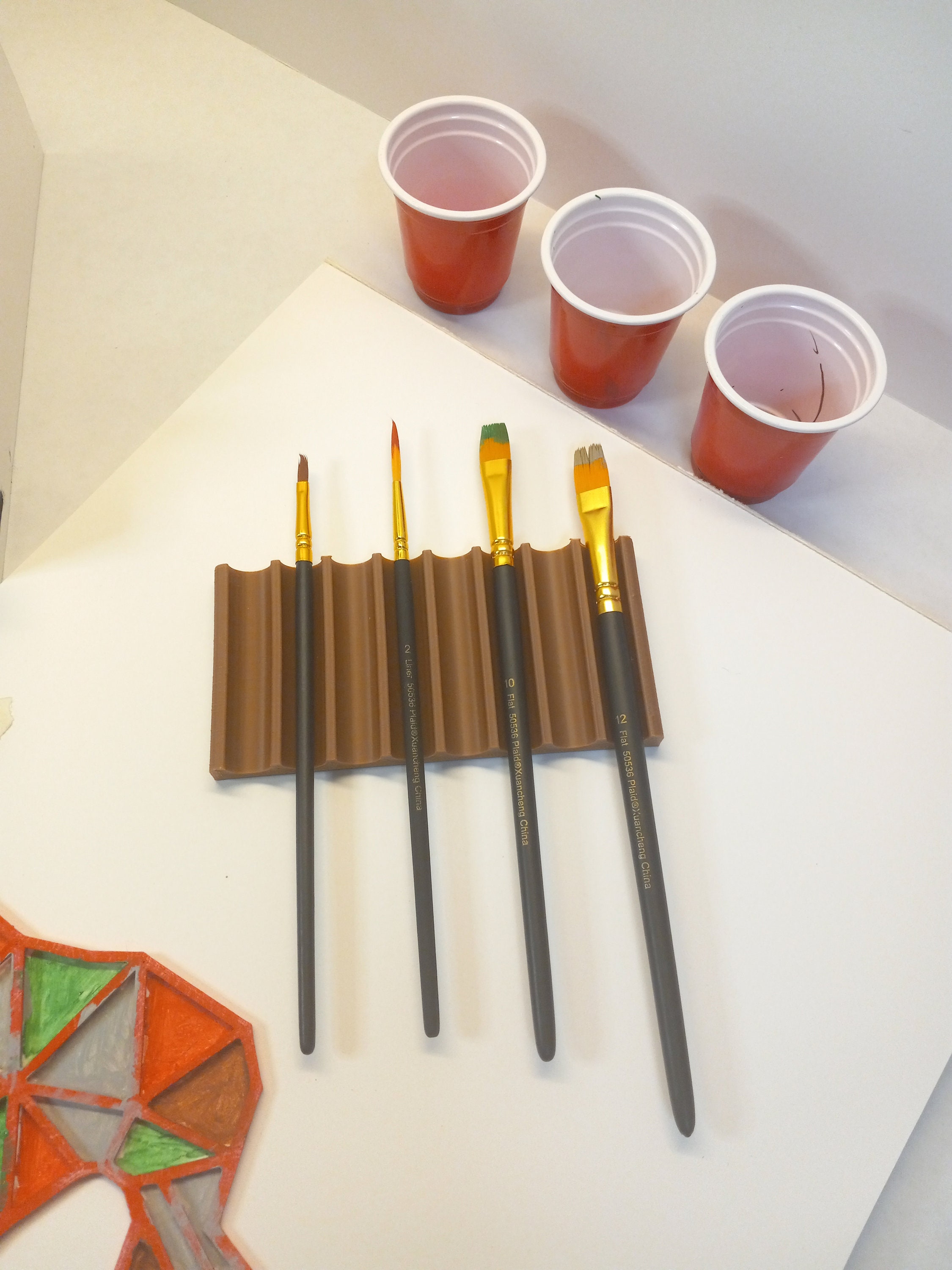 Paint Brush Rest - Kawaii Butterfly - Calligraphy Holder Pen Rest -  WaterColourHoarder