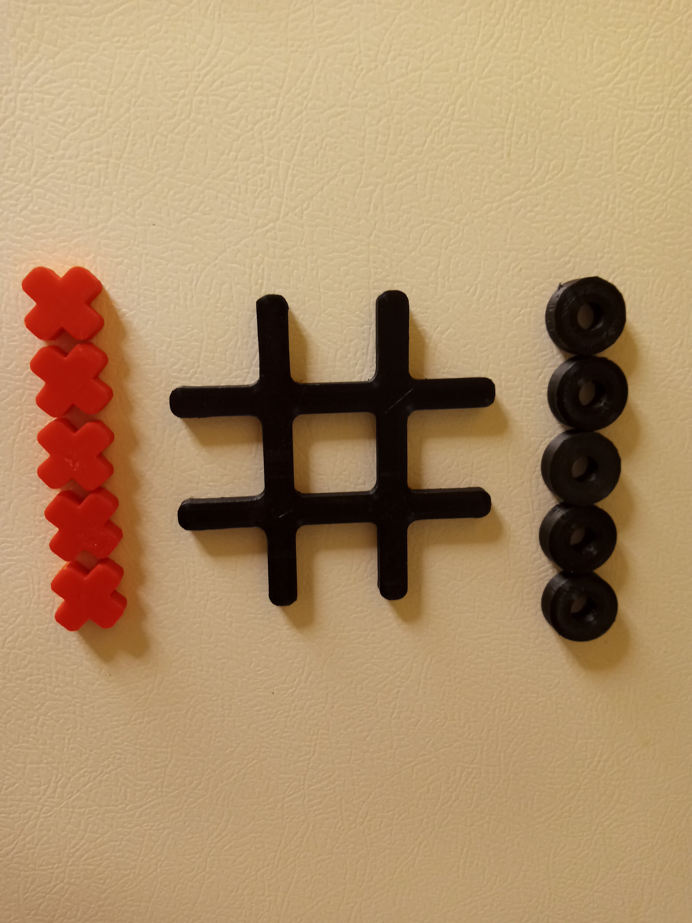 Fridge Tic Tac Toe Team Game Etsy