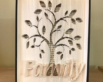 Family Tree - Multilayer Book Folding Pattern