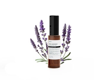 Wild Lavender Atmosphere Mist - Organic Room & Linen Spray, Essential Oil Spray, Air Freshener, Pillow Mist, Bathroom Spray 30ml