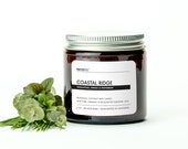 COASTAL RIDGE travel Coconut Wax Candle made with Eucalyptus, Spruce Peppermint Essential Oils. 100 Natural with a Hemp Wick