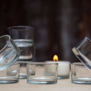 12 pack Glass Tealight Holders