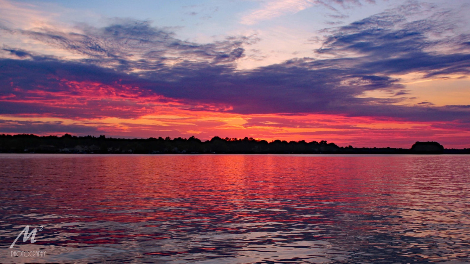 Brilliant Sunset Conneaut Lake Etsy