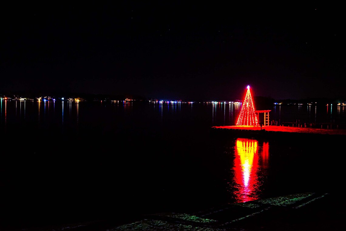 Conneaut Lake Christmas Tree Cards Etsy