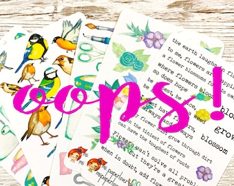 Imperfect Sticker Grab Bag – Hand-Drawn Planner Stickers
