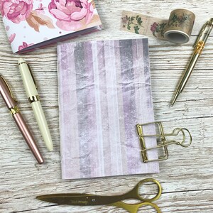 Diario creativo sottile con carte speciali Taccuino da viaggio con carta Kraft, pergamena, gelso, carta fatta a mano Diario spazzatura di varie dimensioni immagine 10