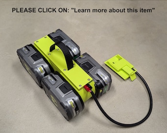 18v quad battery adapter wired to 40v tools, compatible with Ryobi