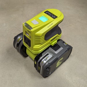 18v to dual battery adapter compatible with Ryobi