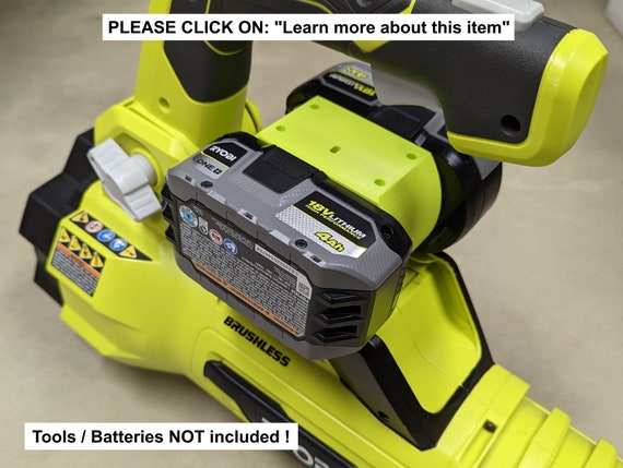 18v Dual Side by side Battery Adapter Insert Into 40v Tools Compatible With Ryobi Etsy