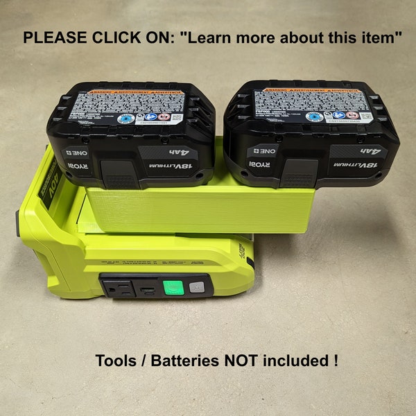Adaptateur double batterie 18 V pour outils Ryobi 40 V