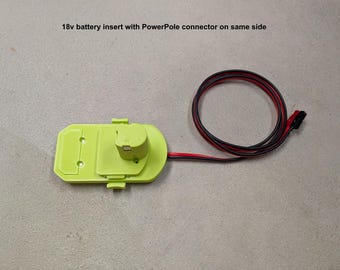 18v battery insert, compatible with Ryobi