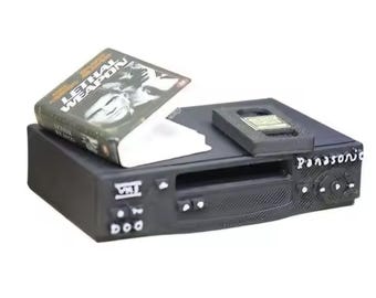 1:12 miniatuur videorecorder en filmset met verwijderbare cassette