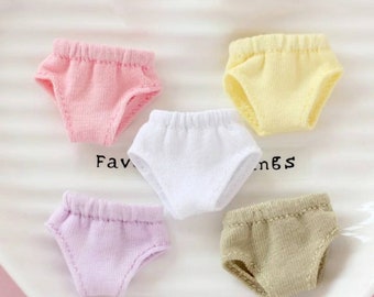 Dolls Underpants, Nickers, Undies Assorted Pastel Colours