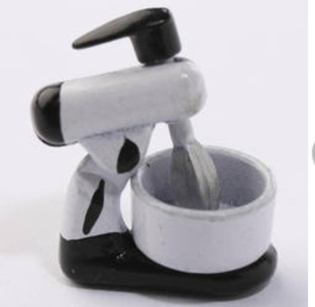 Miniature Dolls House Accessories Electric Mixmaster With Removable