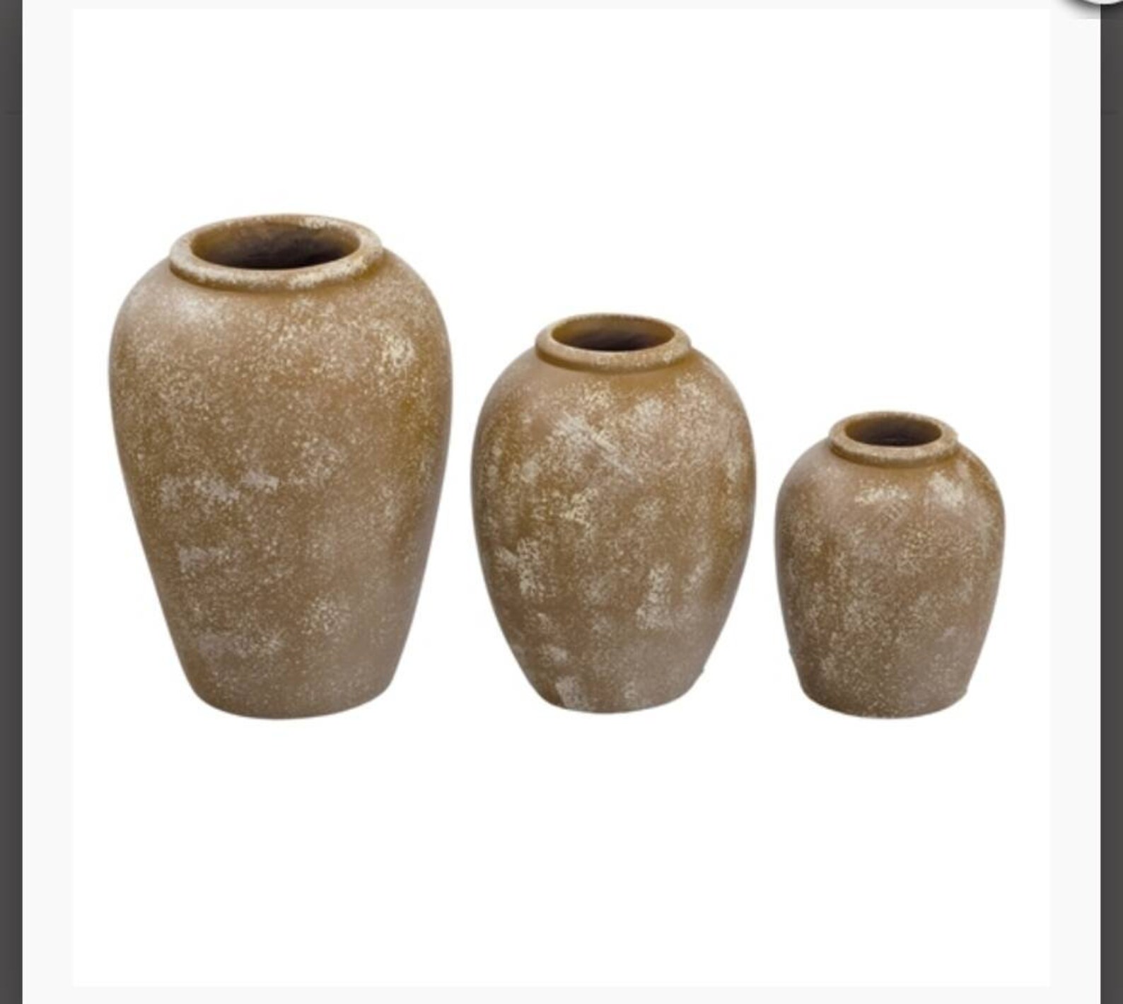 Miniatur Puppen Haus Zubehör 3 Patio Topf Set große mittlere | Etsy