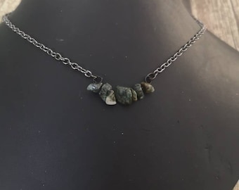 Ancient Preseli Bluestone Chip Pendant, Stonehenge Stone.