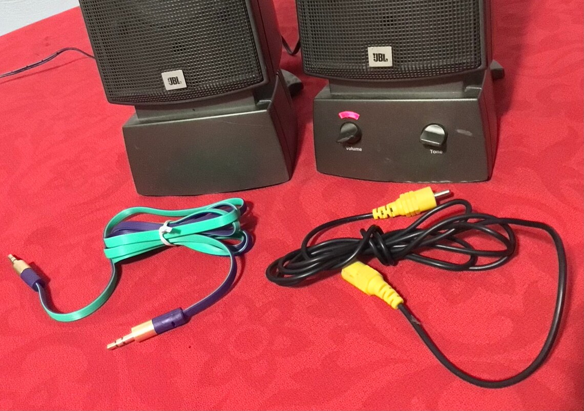 JBL Media 100 Wired Computer Speakers 3.5mm Jack Desktop PC Etsy